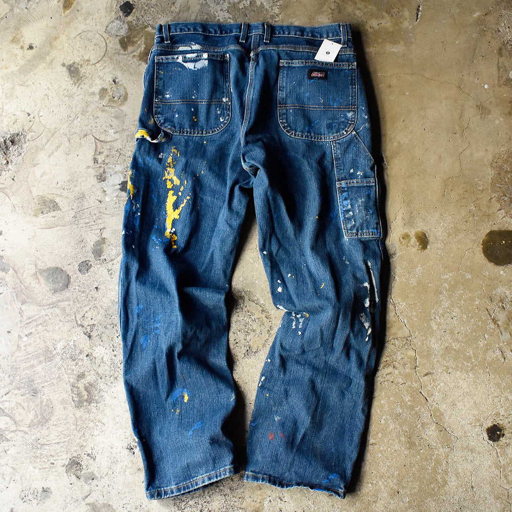 GENUINE-Dickies デニム ペインターパンツ ペンキ 2000年代 古着