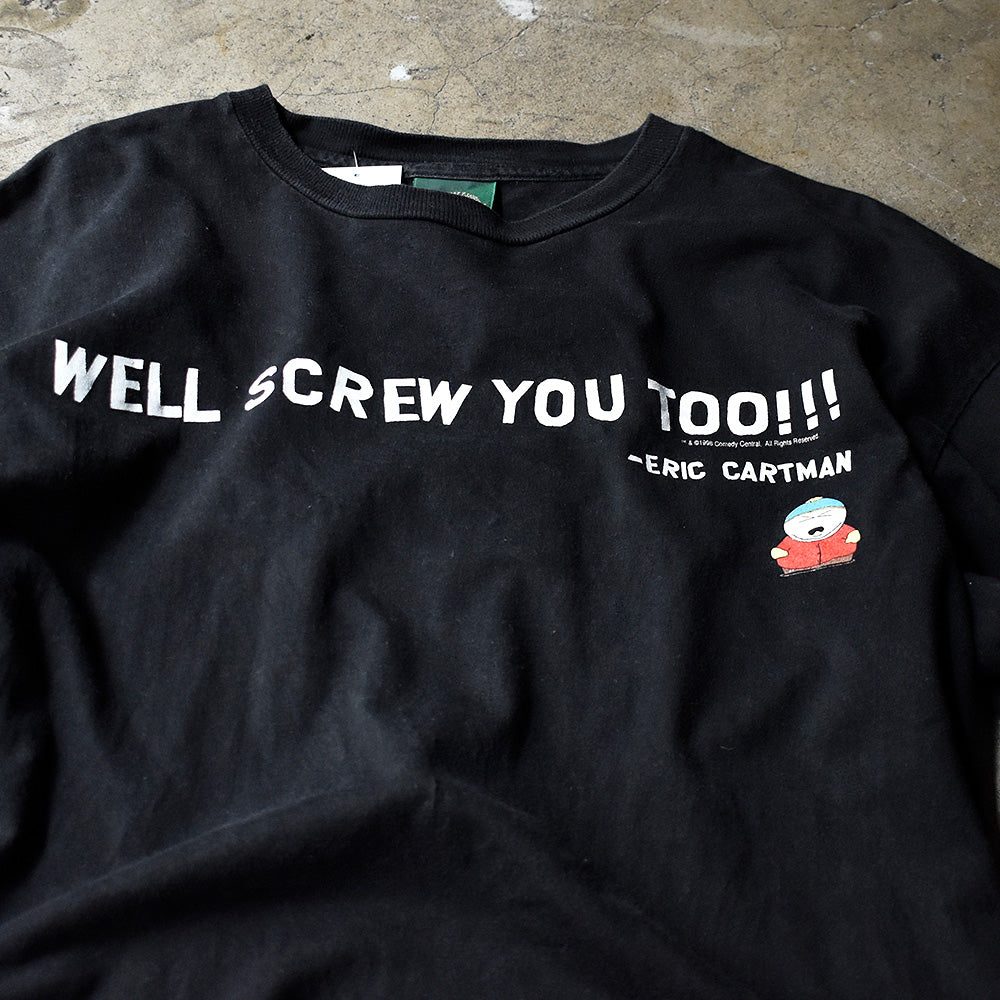 サウスパーク エリック・カートマン メッセージTシャツ 1998年 USA製 ヴィンテージ