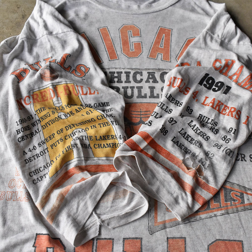 90’s NBA Chicago Bulls ハーフスリーブ Tシャツ USA製 240516