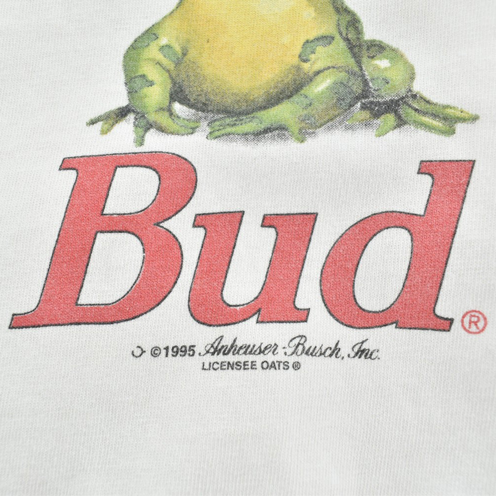90's Budweiser "Frogs" カエル プロモTシャツ USA製 260731H