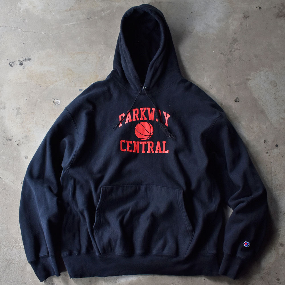 チャンピオン リバースウィーブ PARKWAY CENTRAL パーカー 2005〜2010年 ブラック 古着