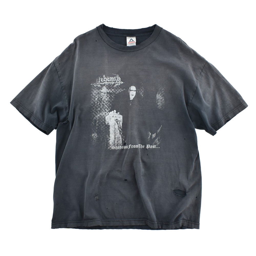 Y2K Nehëmah "Shadows From The Past..." ブラックメタル ロックTシャツ 260609H