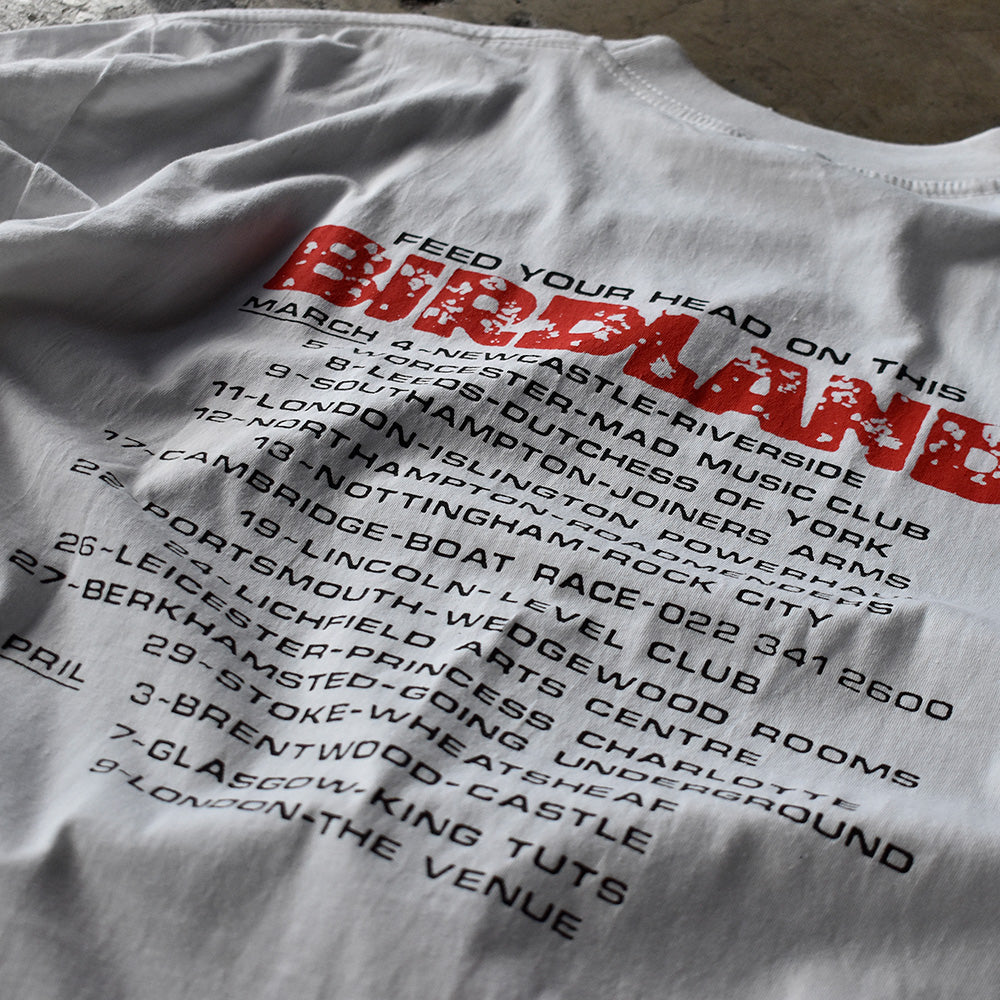 90's Birdland “ROCK 'N' ROLL NIGGERS” Tour Patti Smith Tシャツ Euro製 230919HY40