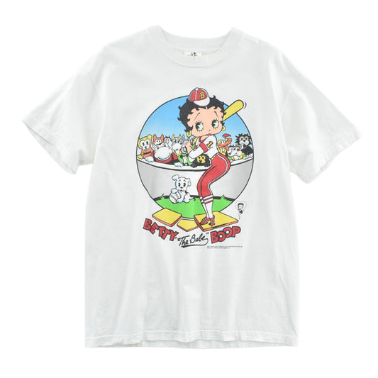 90's BETTY BOOP "The Babe" ベースボール キャラT USA製 260814H