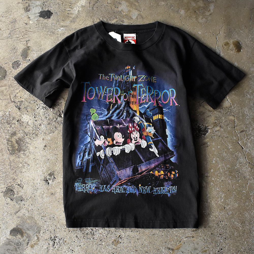 90's～ Disney “The Twilight Zone Tower of Terror” Tシャツ USA製 250415H