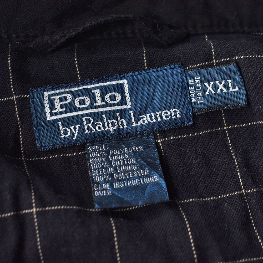 90’s　Polo Ralph Lauren/ポロ ラルフ ローレン  XXLサイズ！ チェックライナー スイングトップジャケット　230713