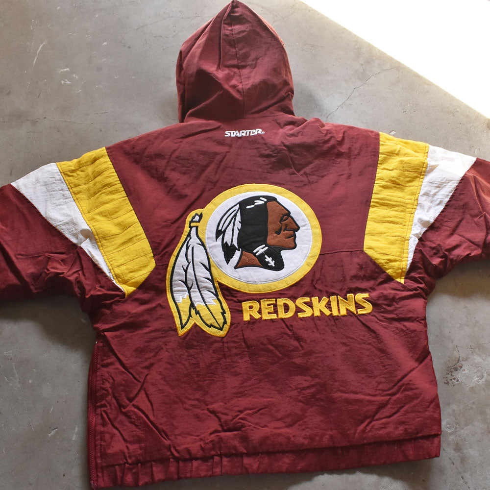 90’s STARTER ”NFL Redskins“ 中綿入り ナイロンジャケット 231222