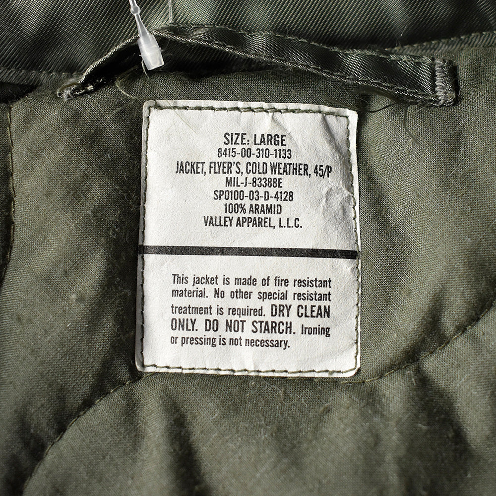 '03 USAF COLD WEATHER 45/P MIL-J-83388E フライトジャケット 241116H