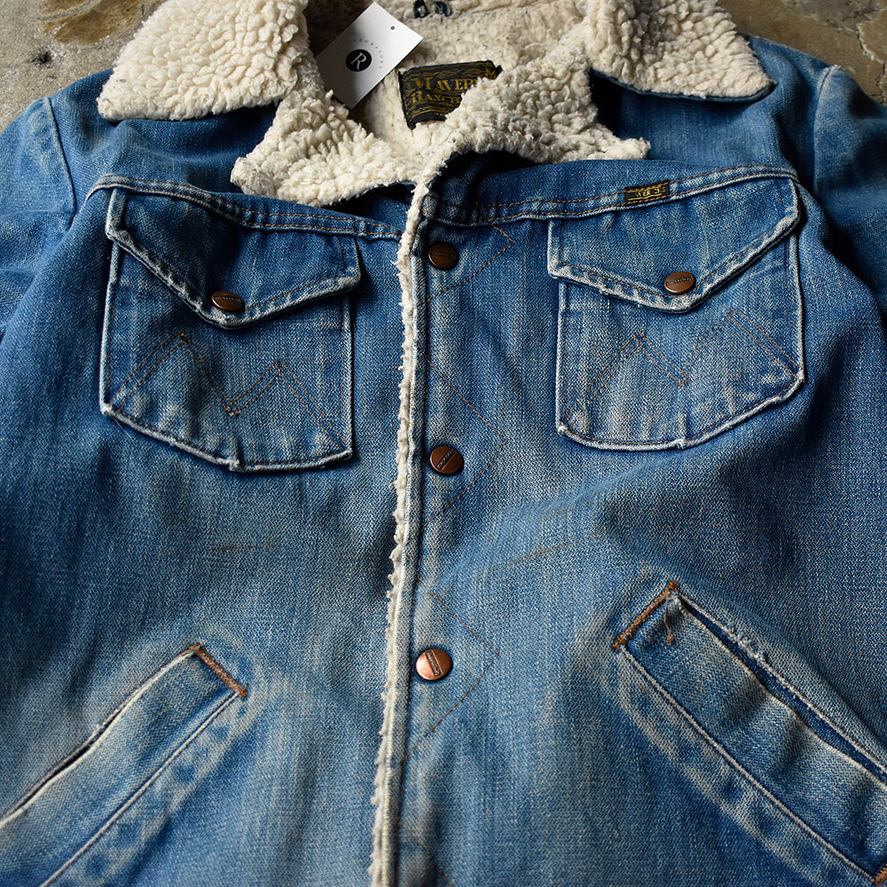 70's MAVERICK RANCH COAT デニム ボアジャケット USA製 241220H