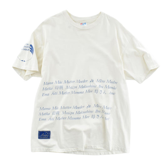 90's THE BODY SHOP "Mama toto" Tシャツ 260505H