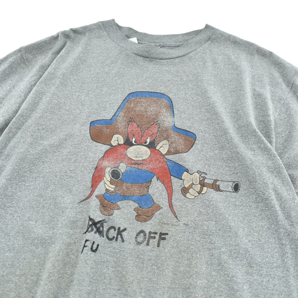 80's Looney Tunes Yosemite Sam “BACK OFF” Tシャツ 260501H