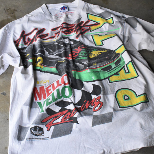 90's SporTee's “Kyle Petty #42” 両面プリント レーシング Tシャツ USA製 240403