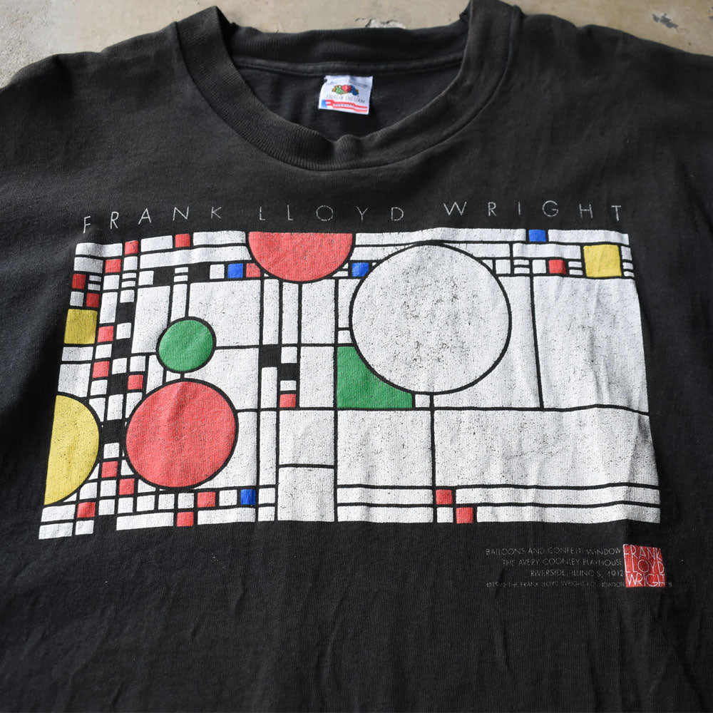 90’s Frank Lloyd Wright 建築家 アート Tシャツ 250923H