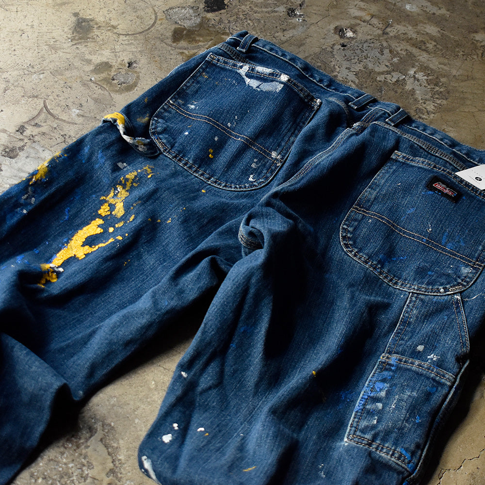 Y2K ペンキ！ GENUINE-Dickies デニムペインターパンツ 231201H