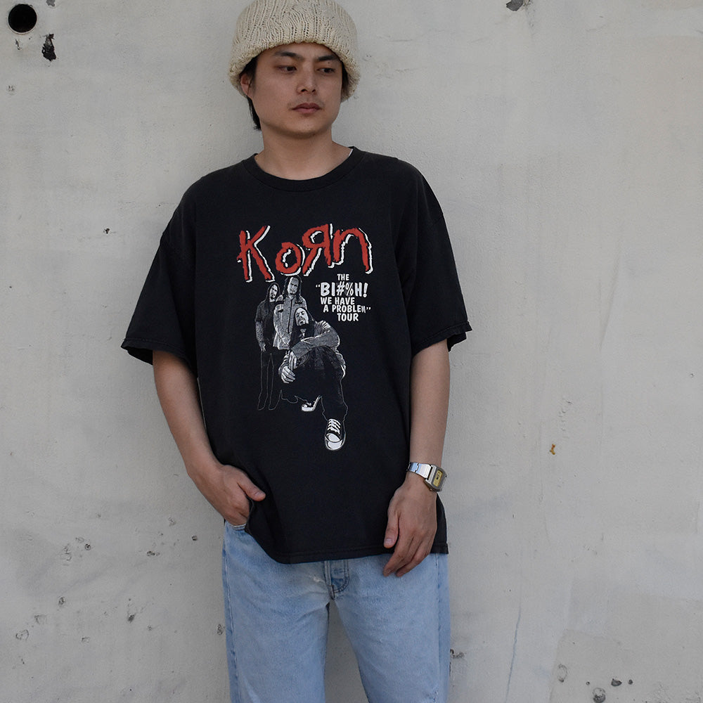 Y2K Korn “Bitch We Have a Problem Tour” ロック Tシャツ 250815H