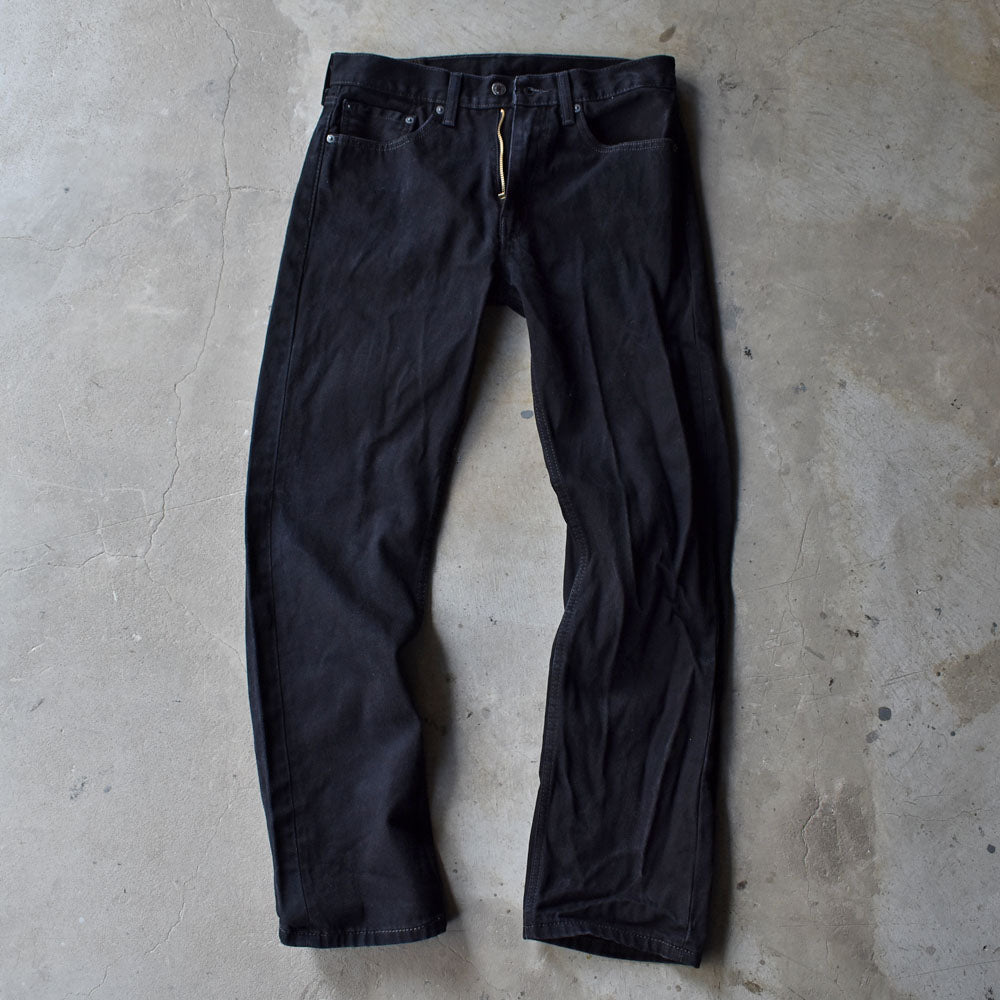 Levi's 505 ブラックデニムパンツ 240317