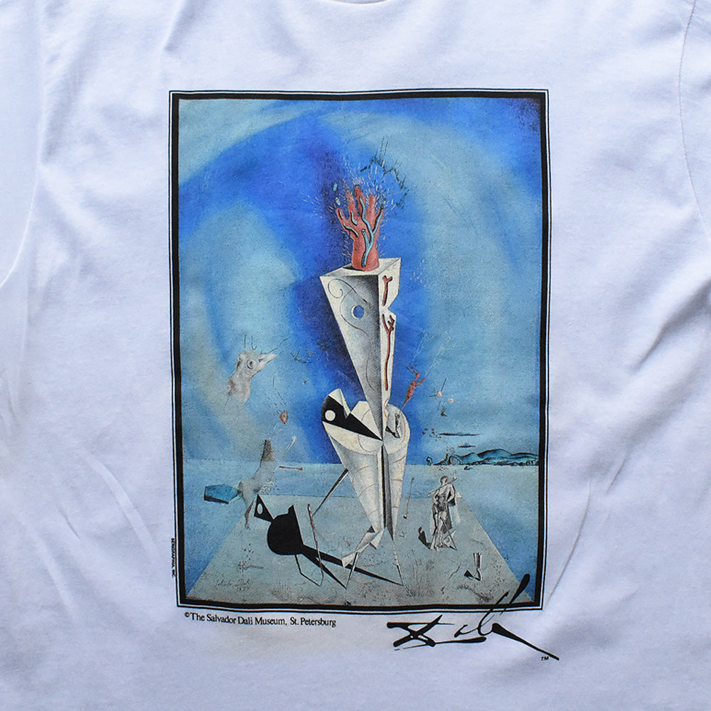 90’s デッドストック！ Salvador Dalí “Apparatus and Hand” 長袖 アート Tシャツ USA製 250607 (E)