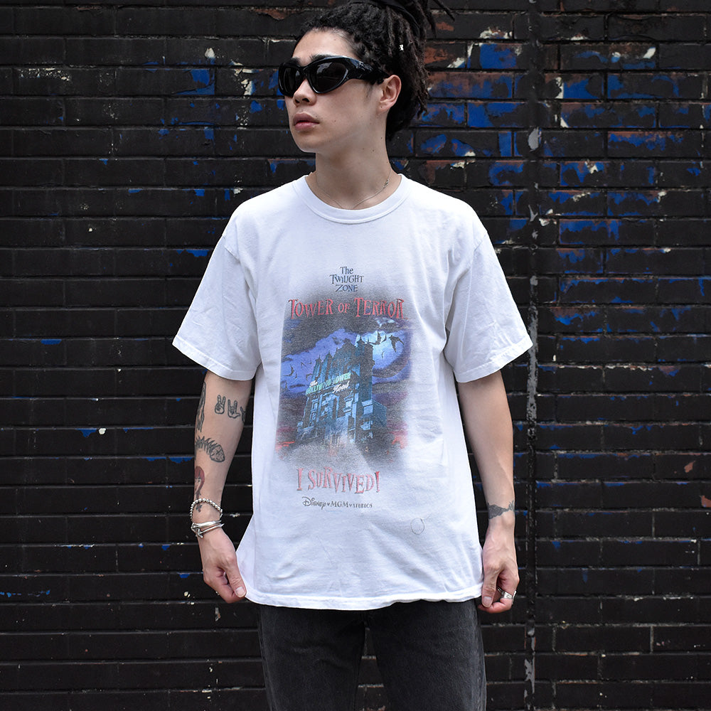 90's～ Disney “The Twilight Zone Tower of Terror” Tシャツ 240718H