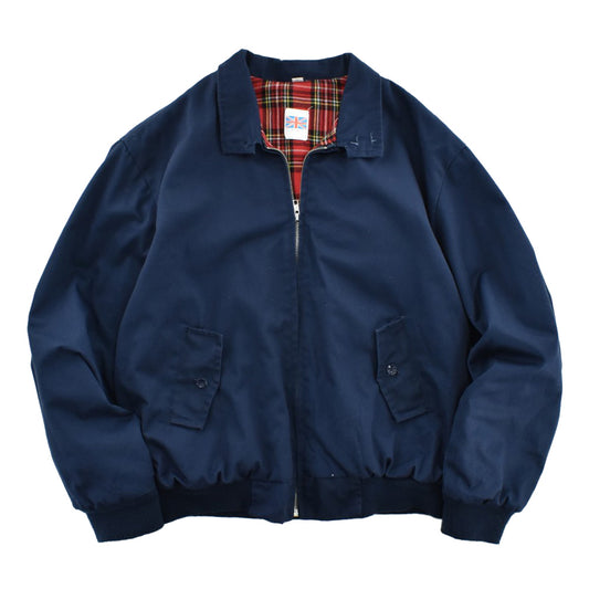 90's Harrington Jacket ユニオンジャックタグ スイングトップ 紺 261002H
