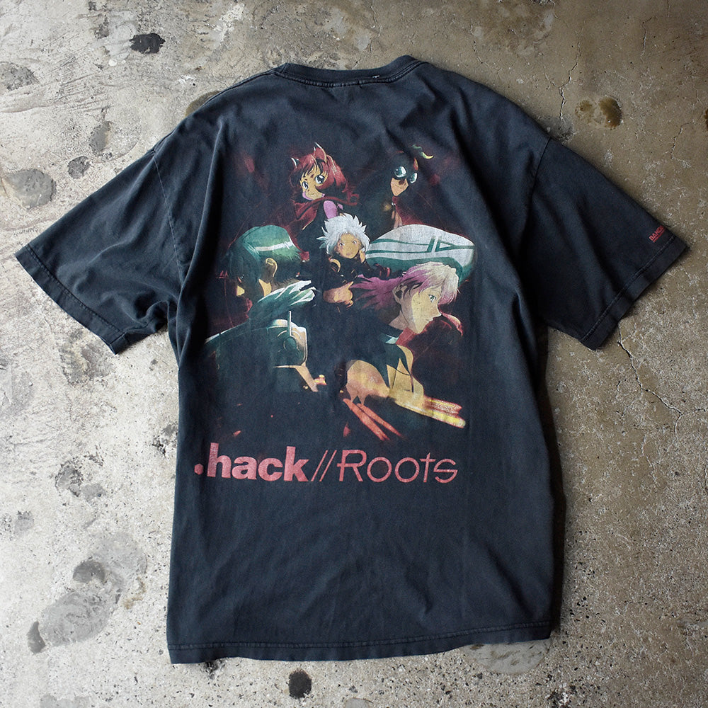 .hack//Roots アニメ プロモーションTシャツ 2006年 バンダイ 古着