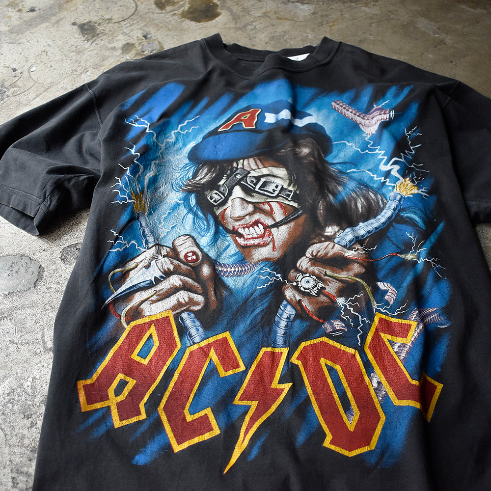 90's AC/DC “Hold-up in Wall Street“ Tシャツ Euro製 240730H