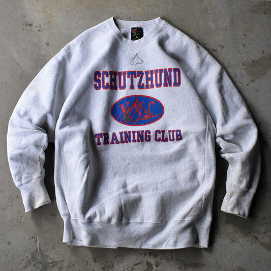 90’s SOFFE “SCHUTZHUND TRAINING CLUB” リバースタイプ スウェット USA製 240624