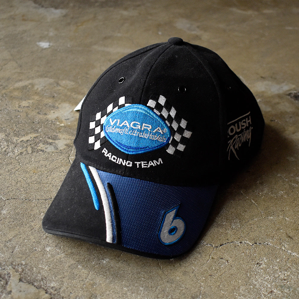 Team Caliber VIAGRA NASCAR 刺繍 レーシングキャップ 2000年代初頭 古着