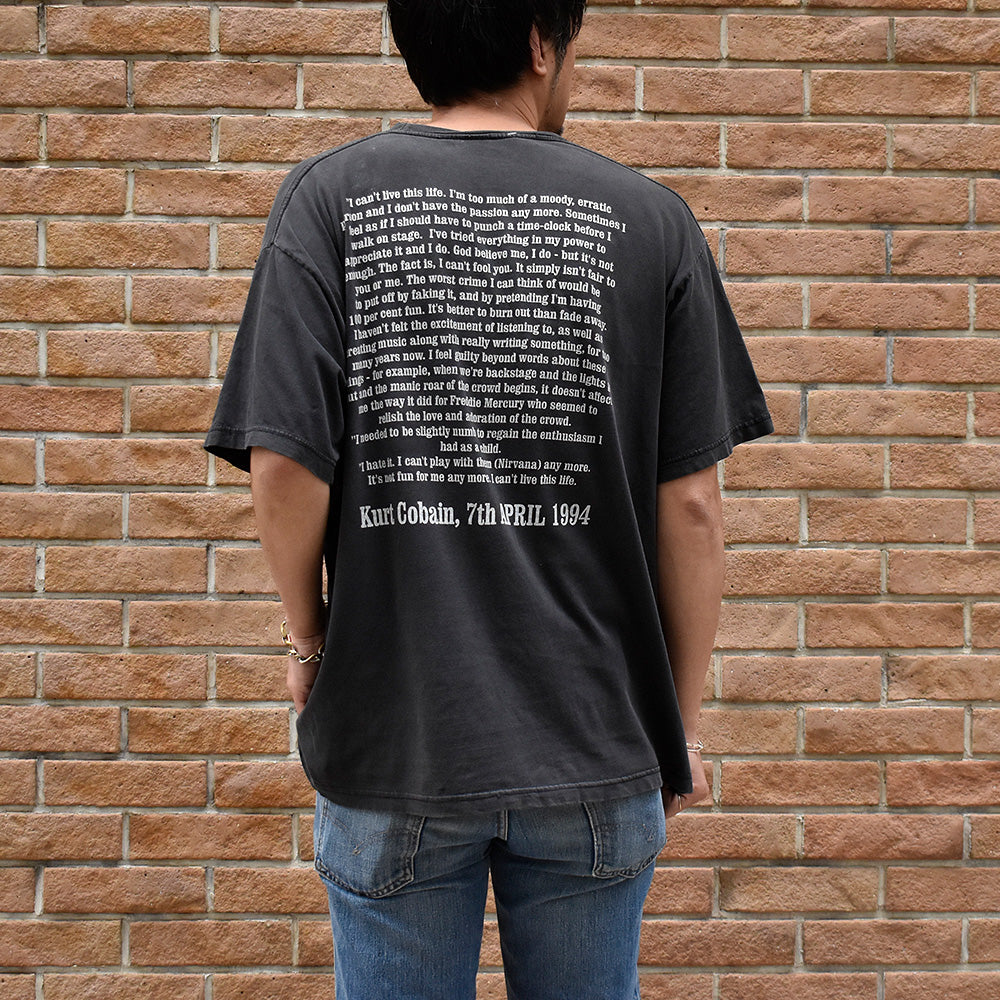 90's～ NIRVANA “Kurt Cobain” Tシャツ 250531H