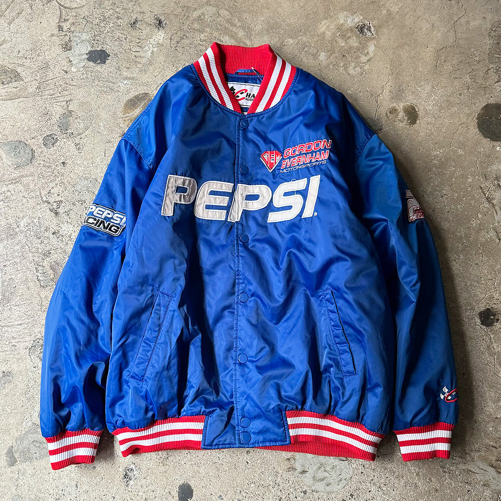 Y2K Chase Authentics  “PEPSI” 中綿入り ナイロン レーシングジャケット 240312H