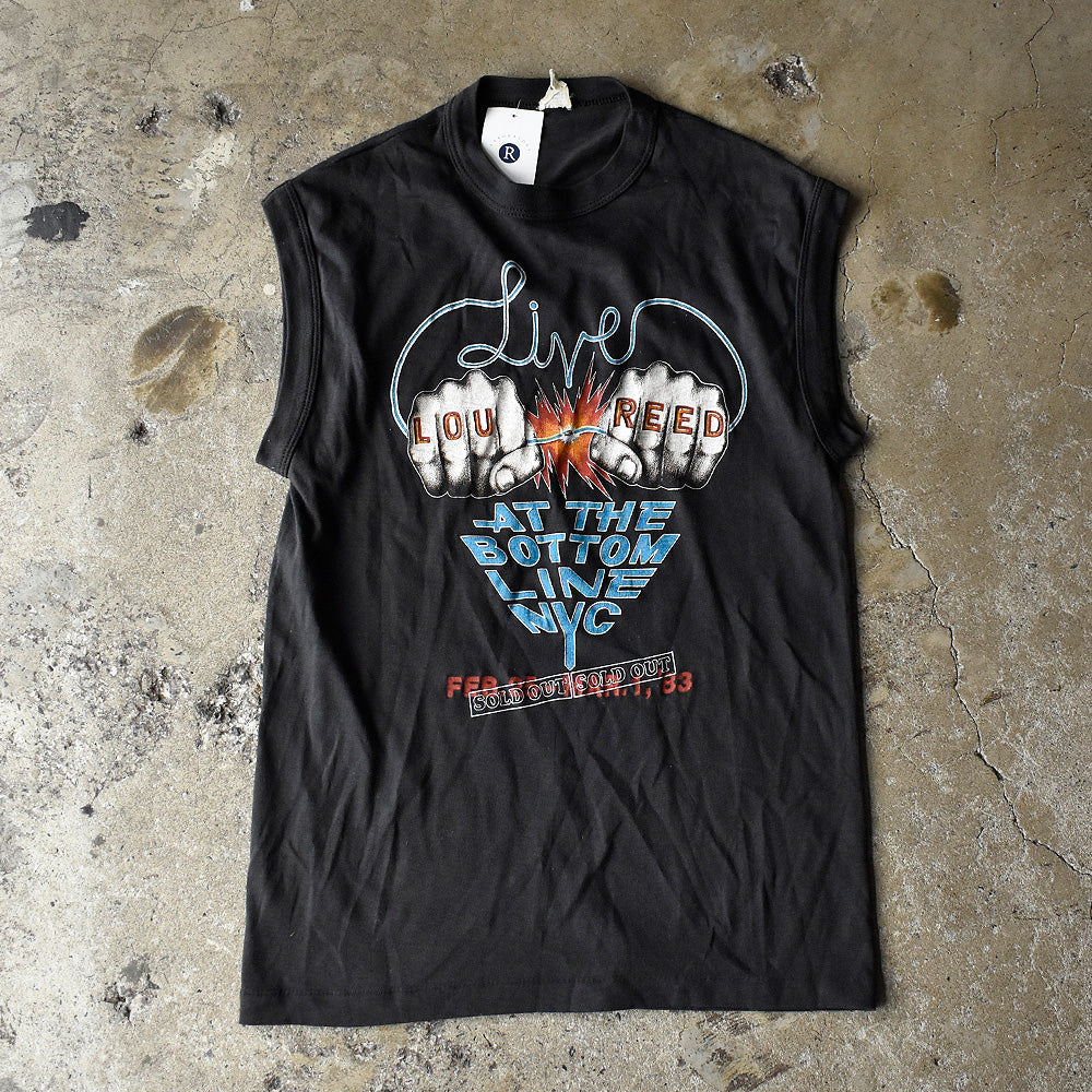 80's Lou Reed “At The Bottom Line NYC” ショートスリーブTシャツ 240824