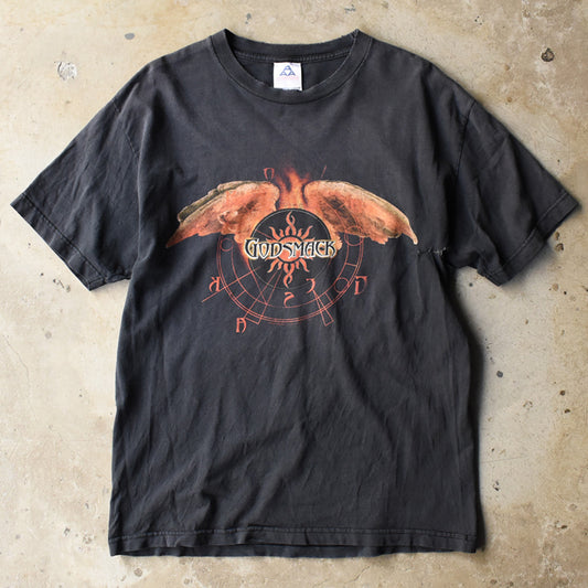 Y2K Godsmack “Flaming Wings” ロック Tシャツ 250711