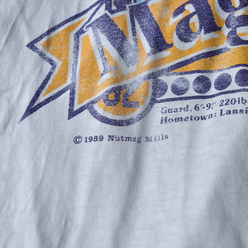 80's NBA Los Angeles Lakers “Magic Johnson“ Tシャツ USA製 250707H
