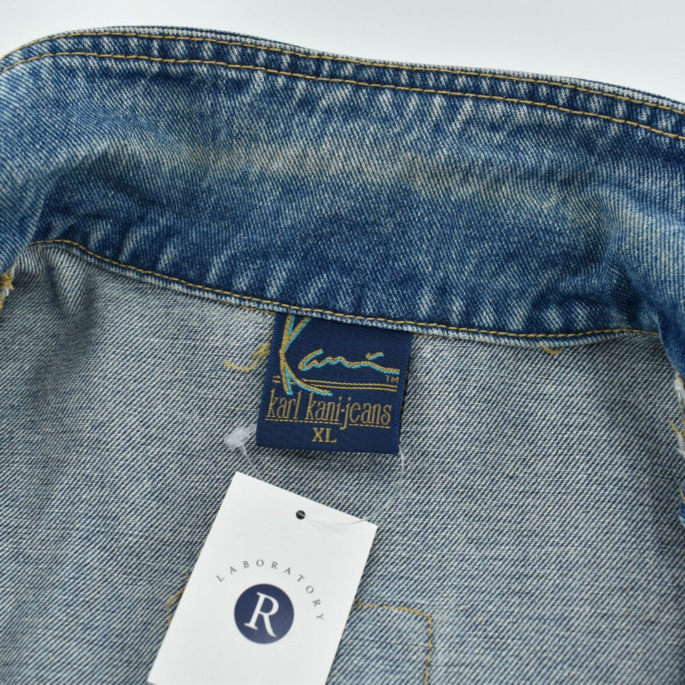 90's Karl Kani メタルプレート デニム シャツジャケット USA製 260310H