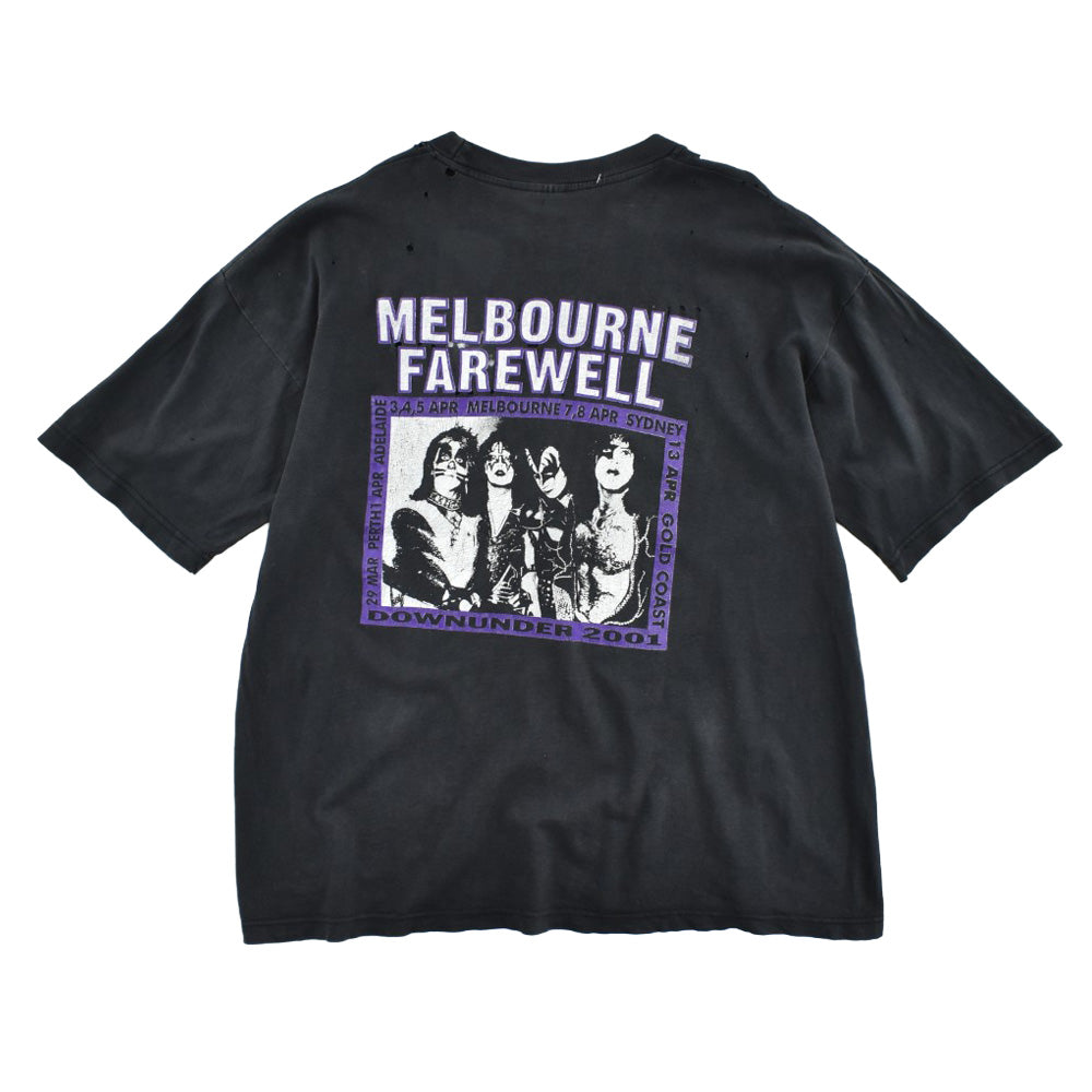 KISS フェアウェルツアー Tシャツ 1973-2001 Y2K KISS “THE FAREWELL TOUR 1973–2001” BORO ロックTシャツ 260424H