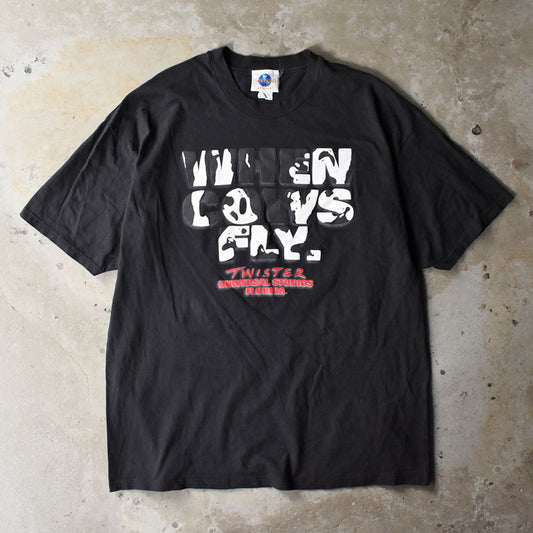 90’s UNIVERSAL STUDIOS FLORIDA “TWISTER” ムービー Tシャツ USA製 250923H