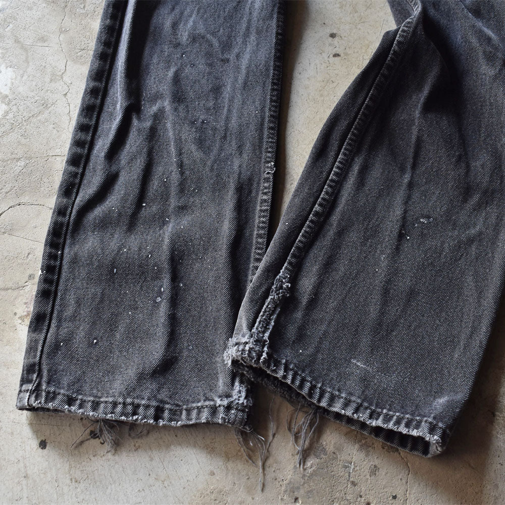 Levi's 505 “Straight Fit” ブラックデニムパンツ 240222