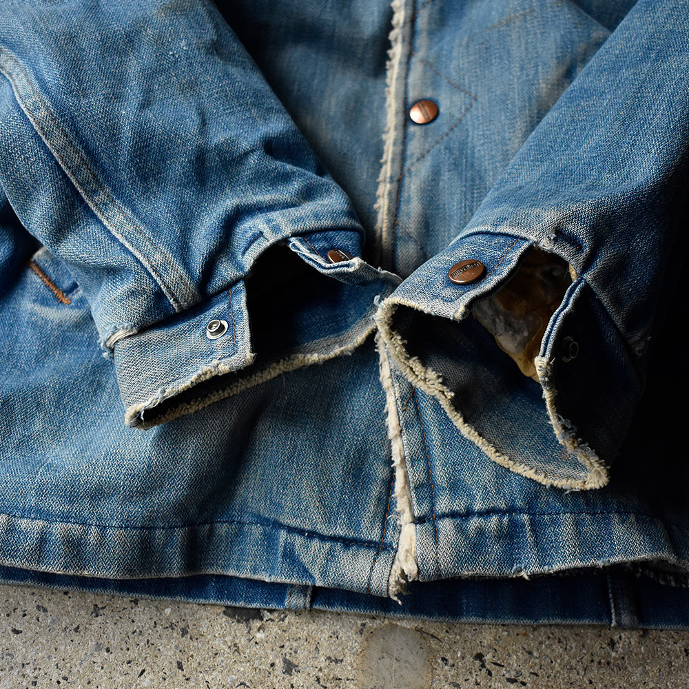70's MAVERICK RANCH COAT デニム ボアジャケット USA製 241220H