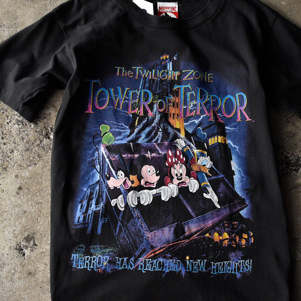 ディズニー タワー・オブ・テラー ミッキー Tシャツ 90年代〜2000年代 USA製 ヴィンテージ