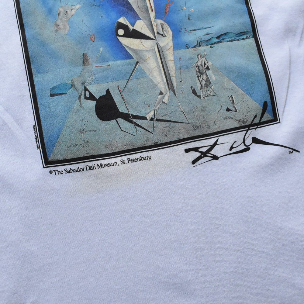 90’s デッドストック！ Salvador Dalí “Apparatus and Hand” 長袖 アート Tシャツ USA製 250607 (E)