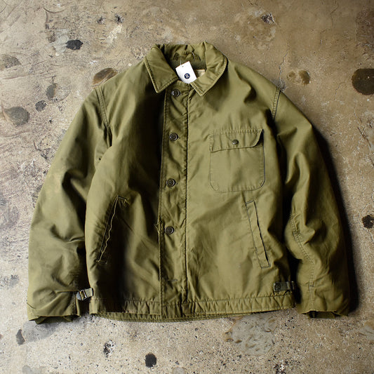'74 U.S.NAVY A-2 デッキジャケット ステンシル入り 250129H