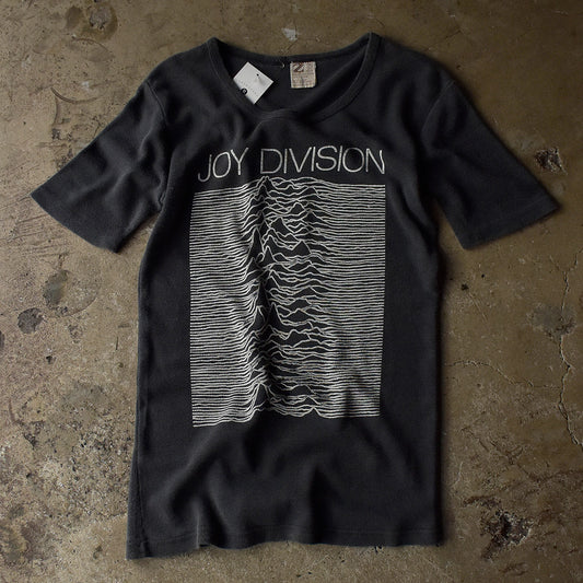 70's Joy Division “Unknown Pleasures” design by Peter Saville ロック Tシャツ Euro製 231011HY33