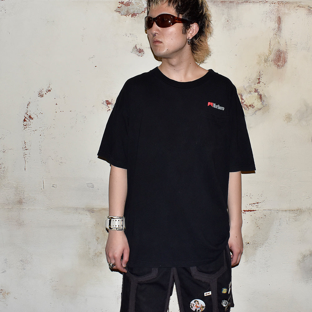 Y2K Marlboro “RANCH PARTY” ポケットTシャツ USA製 240502H