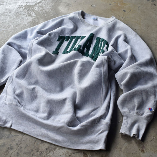 90's　Champion/チャンピオン XXLサイズ！ "TULANE" RWスウェット　USA製　230729