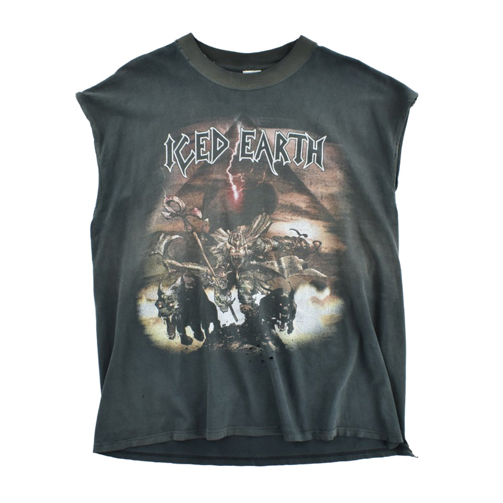 90's ICED EARTH "SOMETHING WICKED THIS WAY COMES" ノースリーブ メタル ロックT 260602H