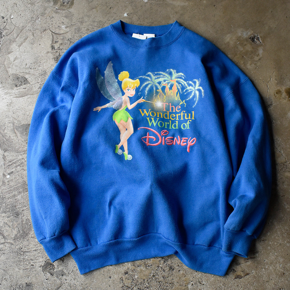 90's Disney “ティンカーベル” スウェット USA製 240617H
