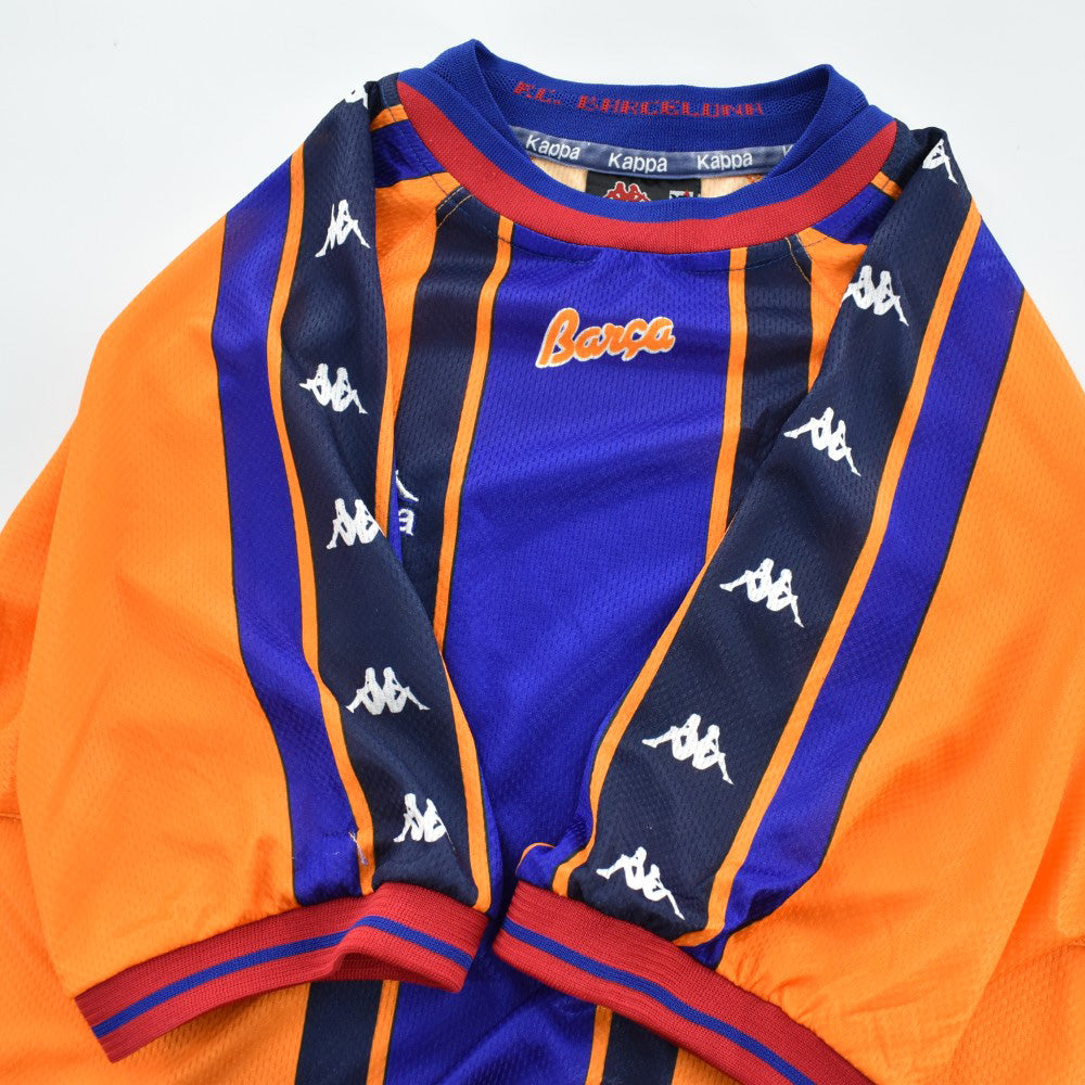 90's Kappa "FC Barcelona 1997-98" アウェイ サッカージャージ 260918H