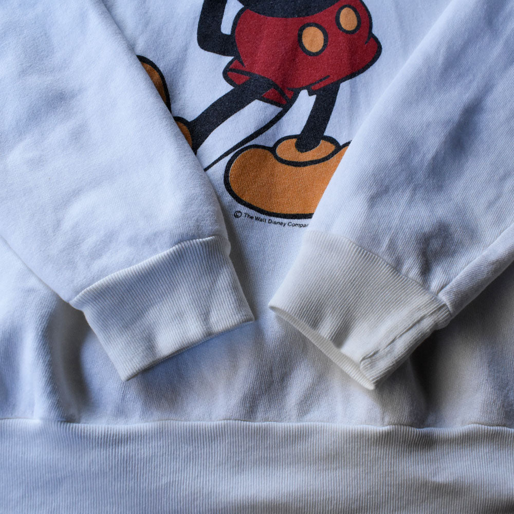 90’s Disney “Florida Mickey” ラグラン キャラクター スウェット  251024H