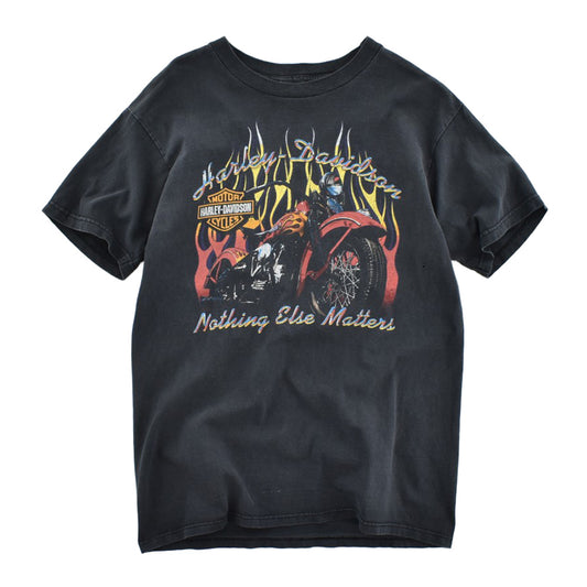 90's HARLEY-DAVIDSON "Nothing Else Matters" フレイム ハーレーT USA製 260821H
