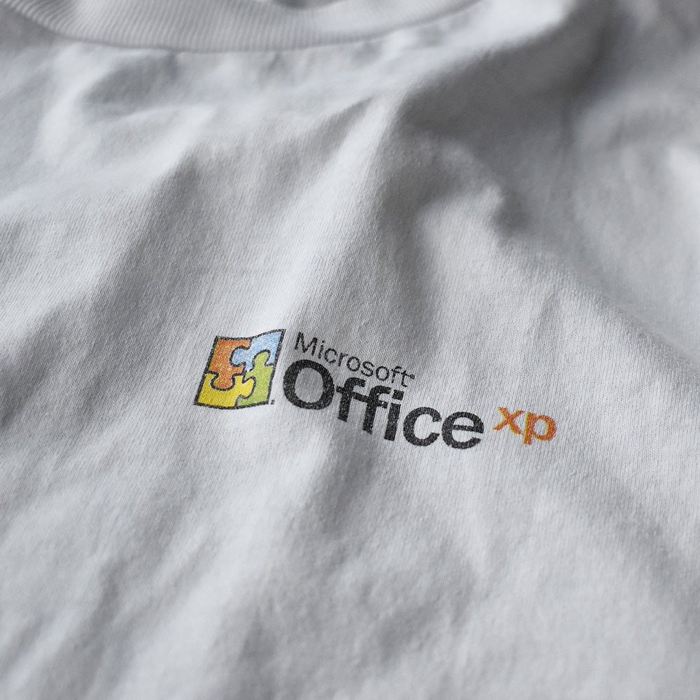 Y2K Microsoft “Office XP 2001” Seeing Is Believing 企業 Tシャツ 250710H