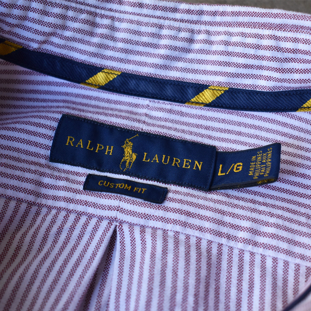 Ralph Lauren/ラルフローレン “CUSTOM FIT” ストライプ ボタンダウンシャツ　230525